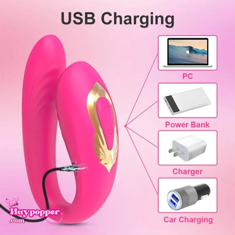 Cận cảnh đầu rung phía ngoài với vân nổi giúp kích thích âm vật và tầng sinh môn, chất liệu silicone y tế mềm mịn.