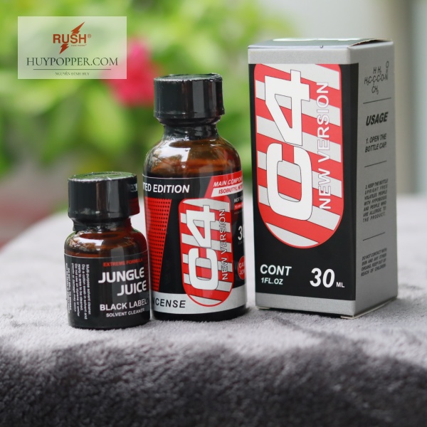 Combo popper Jungle Juice C4 đỏ Combo popper Jungle Juice C4 đỏ