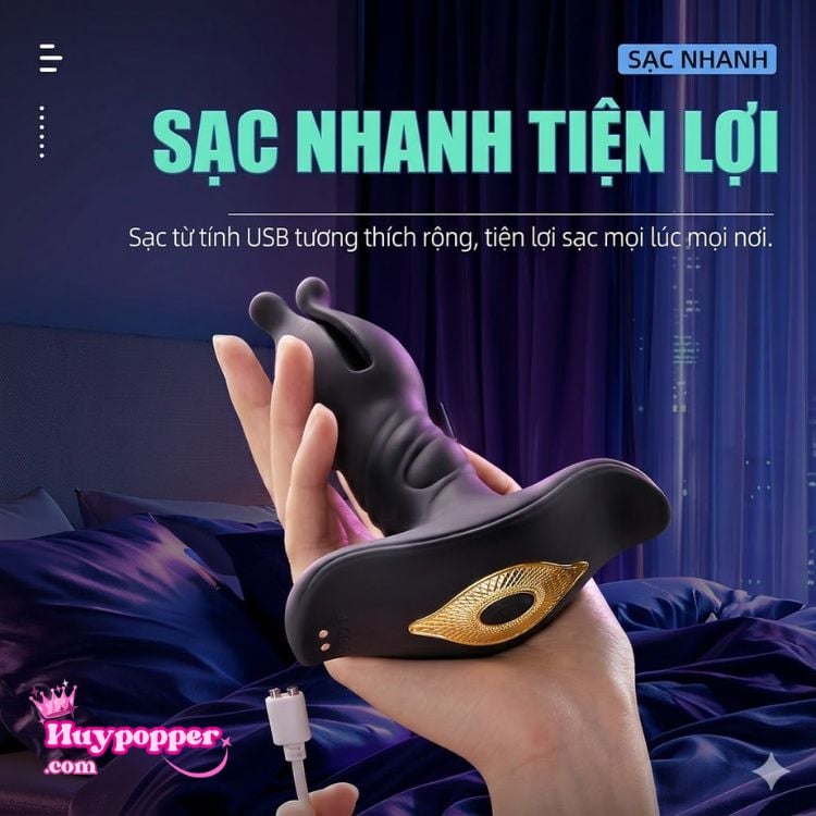 Thiết kế cổng sạc từ tính USB kháng nước thông minh kết hợp tính năng sạc nhanh tiện lợi của máy rung Hoa Địa Ngục giúp sẵn sàng hành động mọi lúc mọi nơi. Thiết kế cổng sạc từ tính USB kháng nước thông minh kết hợp tính năng sạc nhanh tiện lợi của máy rung Hoa Địa Ngục giúp sẵn sàng hành động mọi lúc mọi nơi.