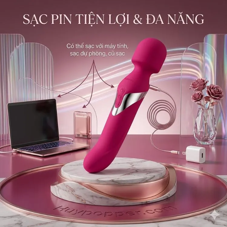 Giao diện cáp sạc USB tiện lợi tương thích laptop và sạc dự phòng của chày massage Flavia Giao diện cáp sạc USB tiện lợi tương thích laptop và sạc dự phòng của chày massage Flavia