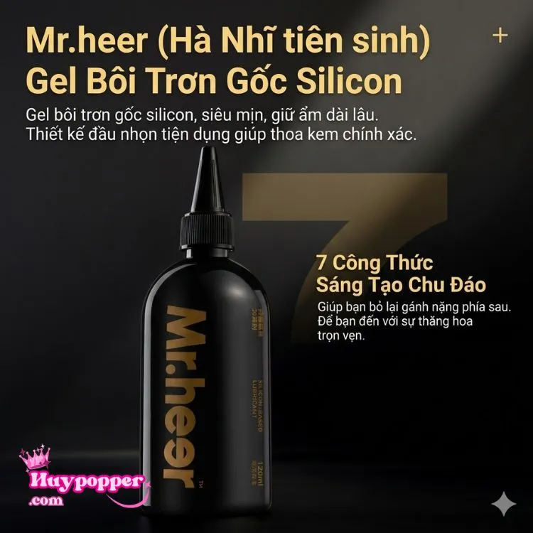 Thiết kế vòi nhọn tiện dụng giúp thoa chính xác chất gel bôi trơn chuyên dụng cho hậu môn Mr.heer. Thiết kế vòi nhọn tiện dụng giúp thoa chính xác chất gel bôi trơn chuyên dụng cho hậu môn Mr.heer.