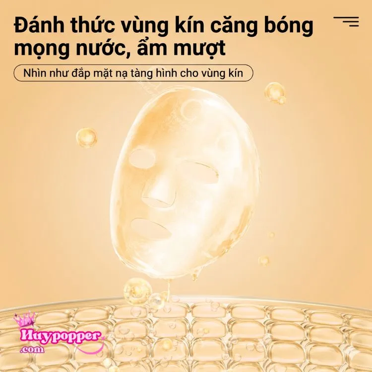 Gel bôi trơn Cokelife HA hoạt động như một lớp mặt nạ tàng hình giúp đánh thức vùng kín căng bóng mọng nước và ẩm mượt. Gel bôi trơn Cokelife HA hoạt động như một lớp mặt nạ tàng hình giúp đánh thức vùng kín căng bóng mọng nước và ẩm mượt.