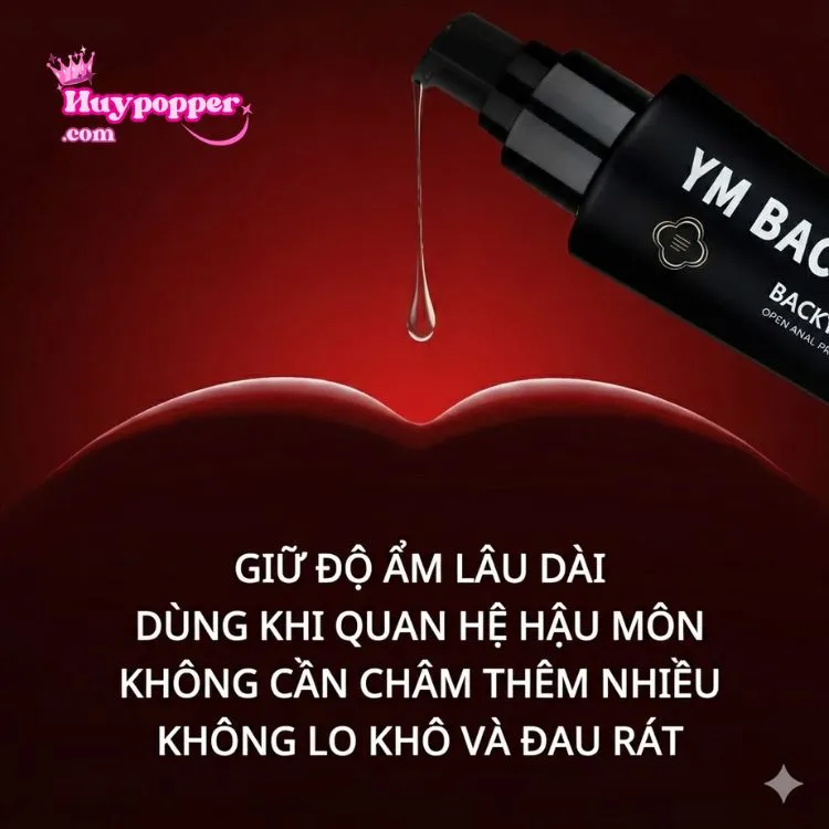 Chất gel siêu trơn mượt của YM Backyard Jupu giúp giữ độ ẩm lâu dài khi quan hệ cửa sau. Chất gel siêu trơn mượt của YM Backyard Jupu giúp giữ độ ẩm lâu dài khi quan hệ cửa sau.