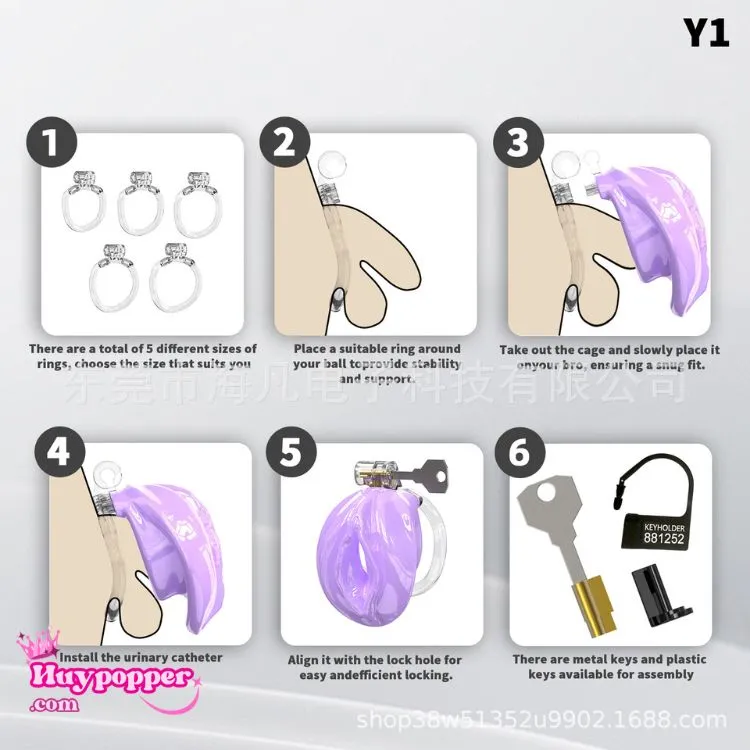 Hướng dẫn chi tiết các bước đeo khóa dương vật hình âm đạo Harem chống thủ dâm, cách chọn vòng đai và thao tác bấm chốt khóa an toàn. Hướng dẫn chi tiết các bước đeo khóa dương vật hình âm đạo Harem chống thủ dâm, cách chọn vòng đai và thao tác bấm chốt khóa an toàn.