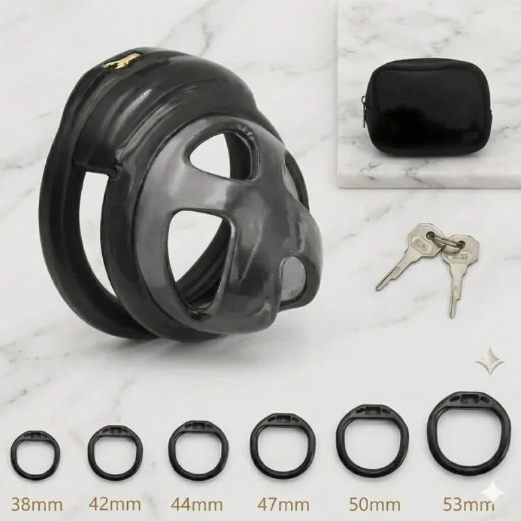 Trọn bộ sản phẩm khóa dương vật mềm dẻo Phantom cao cấp chính hãng tại Huypopper bao gồm lồng khóa, hệ thống ổ khóa cơ, hai chìa khóa đi kèm và túi nhung bảo quản kín đáo. Trọn bộ sản phẩm khóa dương vật mềm dẻo Phantom cao cấp chính hãng tại Huypopper bao gồm lồng khóa, hệ thống ổ khóa cơ, hai chìa khóa đi kèm và túi nhung bảo quản kín đáo.