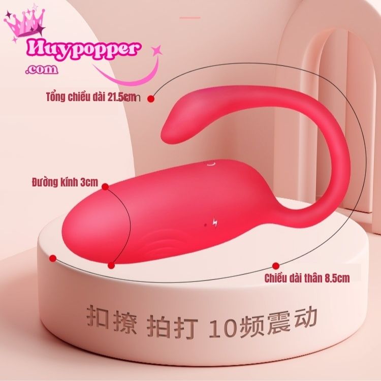 Kích thước trứng rung thiên nga vô cùng nhỏ gọn Kích thước trứng rung thiên nga vô cùng nhỏ gọn