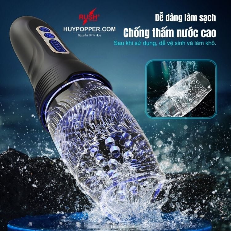 Máy bú mút dương vật Warrior chống thấm nước Máy bú mút dương vật Warrior chống thấm nước