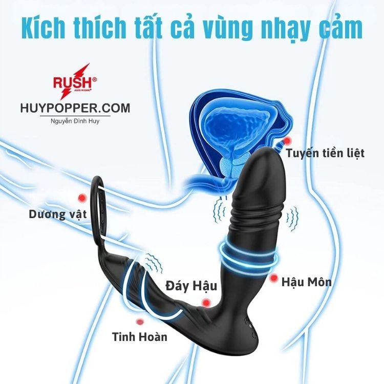 Máy rung thụt hậu môn kích thích các vùng nhạy cảm Máy rung thụt hậu môn kích thích các vùng nhạy cảm
