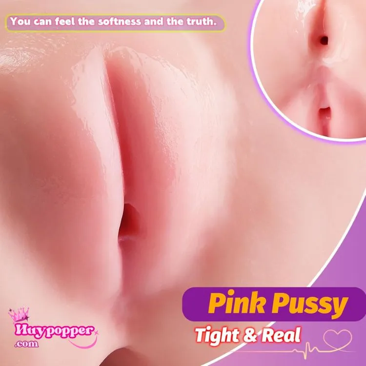 Thiết kế mông giả 2 lỗ riêng biệt: Âm đạo và Hậu môn giúp thay đổi trải nghiệm khoái cảm.