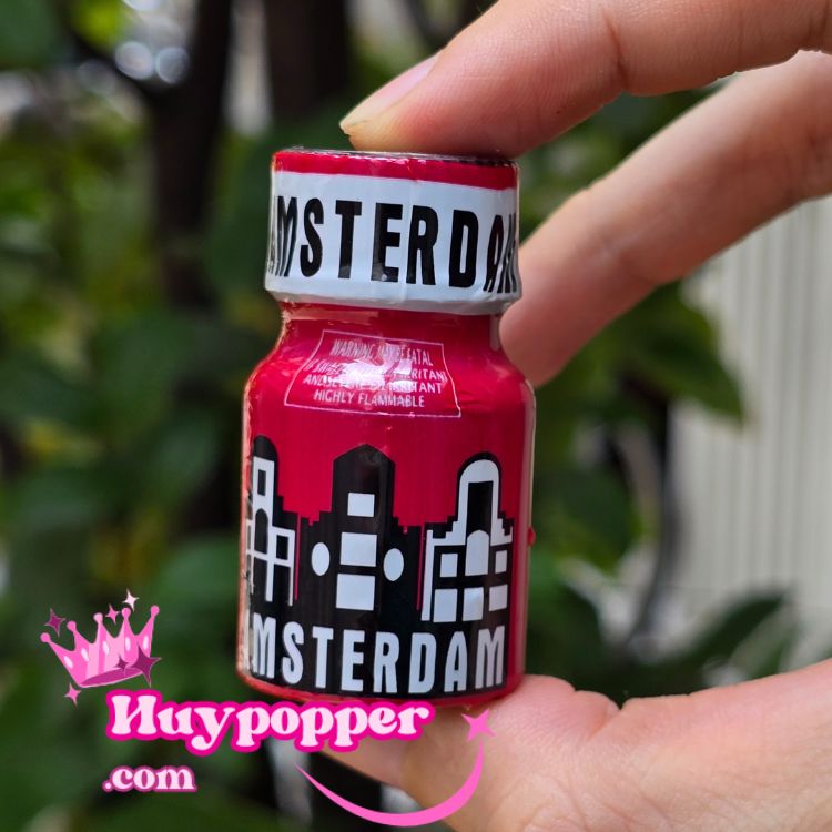 Popper Amsterdam có nồng độ popper thấp không gây sốc cho người mới Popper Amsterdam có nồng độ popper thấp không gây sốc cho người mới