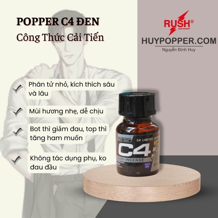 Popper C4 Đen 10ml Popper C4 Đen 10ml