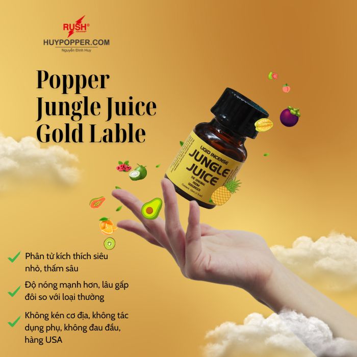 Popper Jungle Juive Chứa Isobutyl Nitrite Không Gây Đau Đầu Popper Jungle Juive Chứa Isobutyl Nitrite Không Gây Đau Đầu