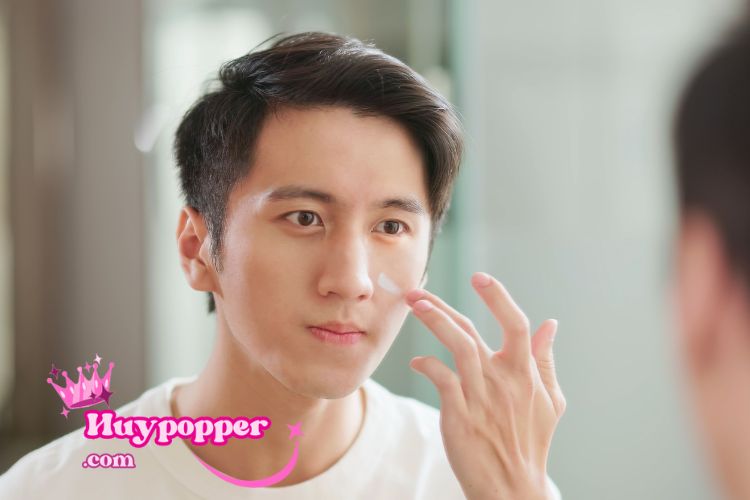 Rửa sạch mặt sau khi dùng popper để đảm bảo popper khóng dính lên da