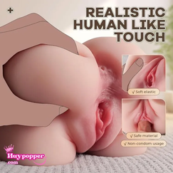 Mông Giả Silicon Bella 1.9kg – Thiết Kế 2 Lỗ Se Khít & Gân Gai 3D