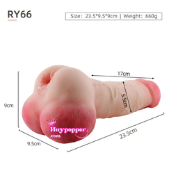 Đôn Dên Khủng Hercules - Nối Dài Dương Vật, Có Lỗ Thủ Dâm Gân Gai 2 Trong 1