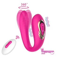 Phoenix U-Vibe: Trứng Rung Đôi Điều Khiển Remote - Đầu Xoáy 360 Độ Kích Thích Kép