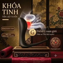 Vòng Khóa Tinh Mát Xa Tuyến Tiền Liệt Pius Yunman | Kích Thích Điểm G Nam Giới