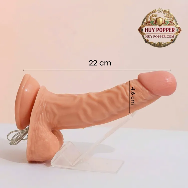 Dương Vật Giả Rung Hàng Khủng Lovetoys Alma | Chất Liệu Silicon Cao Cấp Vào Êm Ái