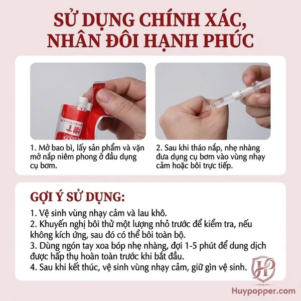 Gel tăng hưng phấn Ceres cho nữ hộp 5 ống dùng riêng lẻ