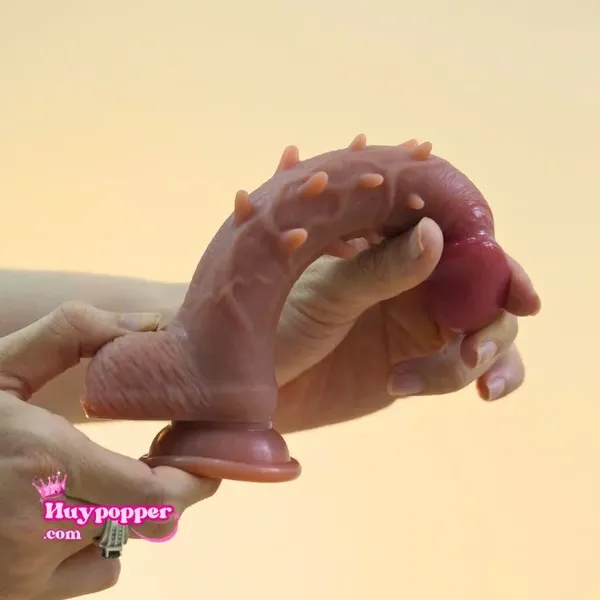 Dương Vật Giả Silicon Có Gai