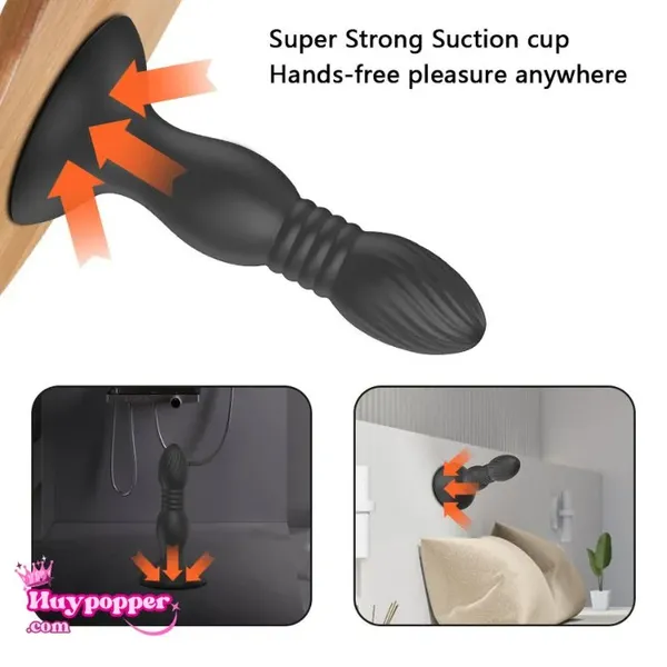 Dương Vật Giả Rung App INCUBUS – Thụt Tự Động, Hít Tường (Kèm Đế)