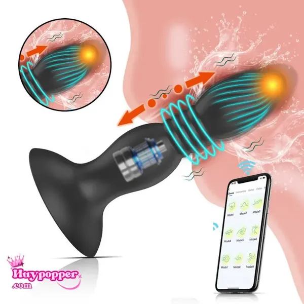 Dương Vật Giả Rung App INCUBUS – Thụt Tự Động, Hít Tường (Kèm Đế)