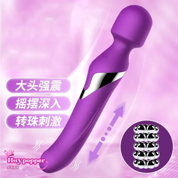 Vibrator Xoáy 2 Đầu - Massage Đa Điểm Rung Thụt