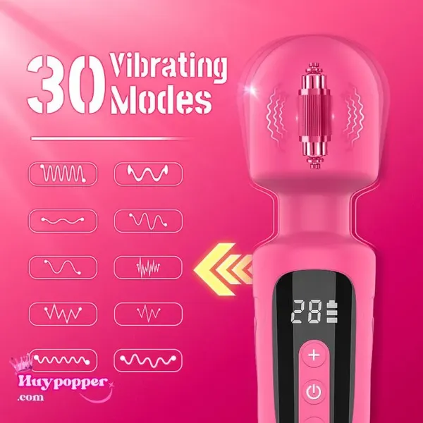 Máy Massage Mini Kitty - Màu Hồng Dễ Thương (Pin Sạc)