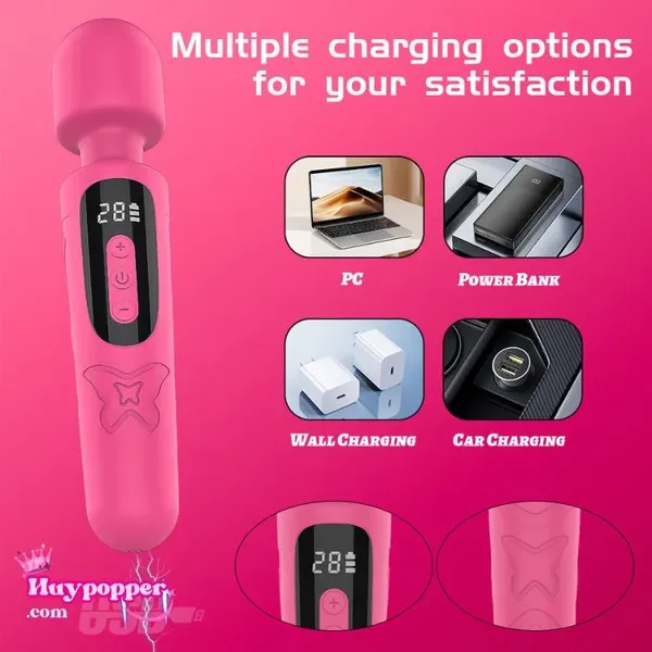 Máy Massage Mini Kitty - Màu Hồng Dễ Thương (Pin Sạc)