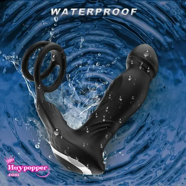 Plug hậu môn xoay thụt điều khiển app