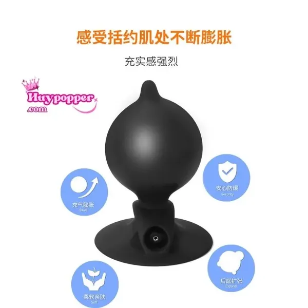 Plug bơm hơi hậu môn có hít tường