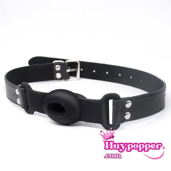 Bóng bịt miệng silicon dẹp có lỗ