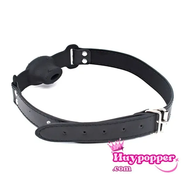 Bóng bịt miệng silicon dẹp có lỗ