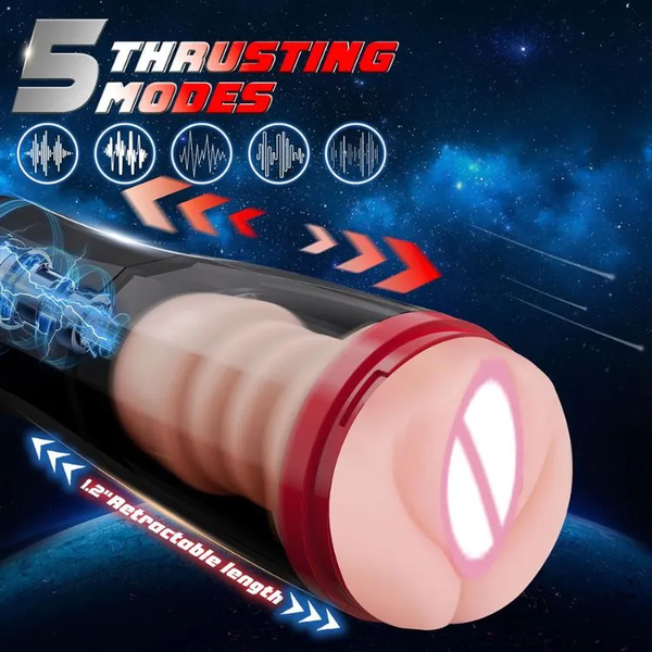 Máy Sục Cường Độ Cao Cho Nam Flaviana | 5 Tốc Độ Dập, Rung Quy Đầu 10 Chế Độ