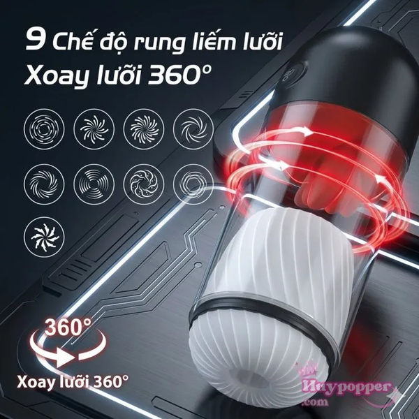 Máy thủ dâm nam chế độ ngậm bú ngập nước Ababa