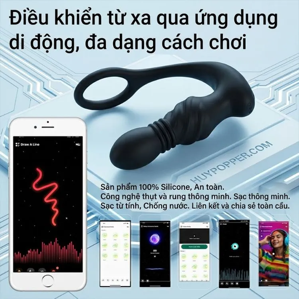 Máy rung thụt tuyến tiền liệt Numa – Kích thước nhỏ gọn bằng ngón tay không đau