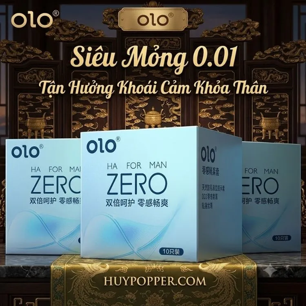 Bao Cao Su OLO Zero HA For Man Hộp 10 Cái Chính Hãng
