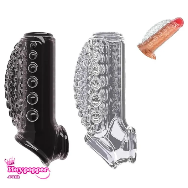 Bao Đôn Dên Dragon Skin (Vảy Rồng) - Hở Đầu, Tăng Chu Vi, Silicon Mềm