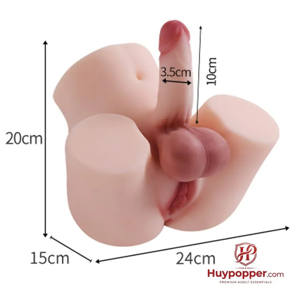 Mông Búp Bê Futanari Haru Tích Hợp Dương Vật Và Âm Đạo Nặng 2.5kg