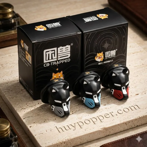 Khóa trinh tiết nam nano hình cún Maximus ổ khóa chìm siêu gọn