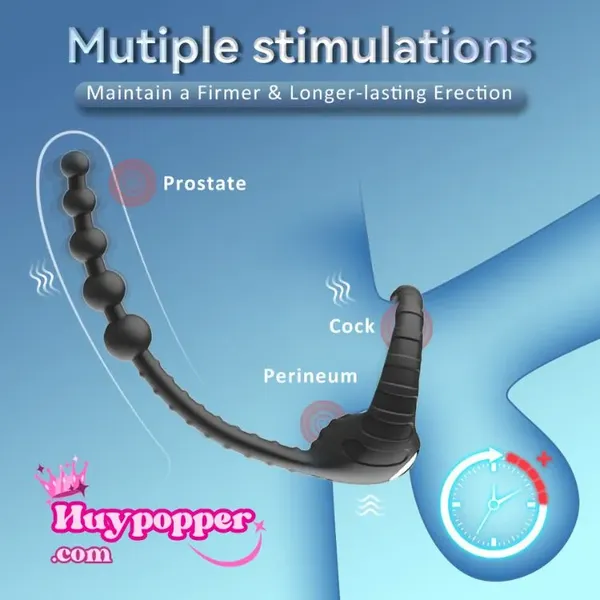 Đồ rung hậu môn mini kèm cockring Muji