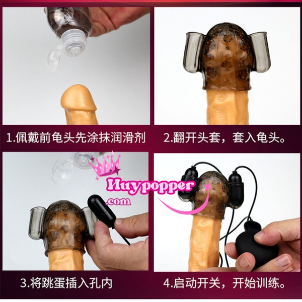 Trứng rung cực mạnh kích thích đầu dương vật