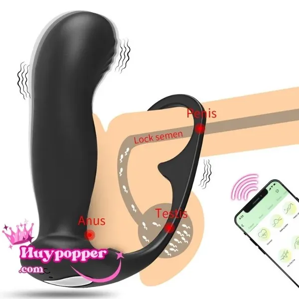 Trứng rung hậu môn cho nam kèm cockring Coro