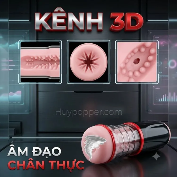 Máy Sục Cường Độ Cao Cho Nam Flaviana | 5 Tốc Độ Dập, Rung Quy Đầu 10 Chế Độ