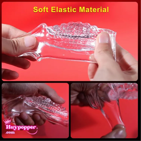 Bao Đôn Dên Dragon Skin (Vảy Rồng) - Hở Đầu, Tăng Chu Vi, Silicon Mềm