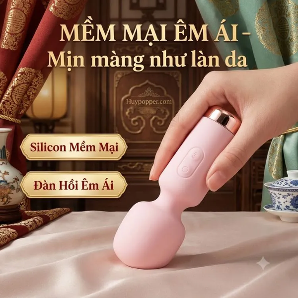 Chày Rung Bỏ Túi Sylvia Rung Mạnh Silicone Cao Cấp Dễ Mang Theo