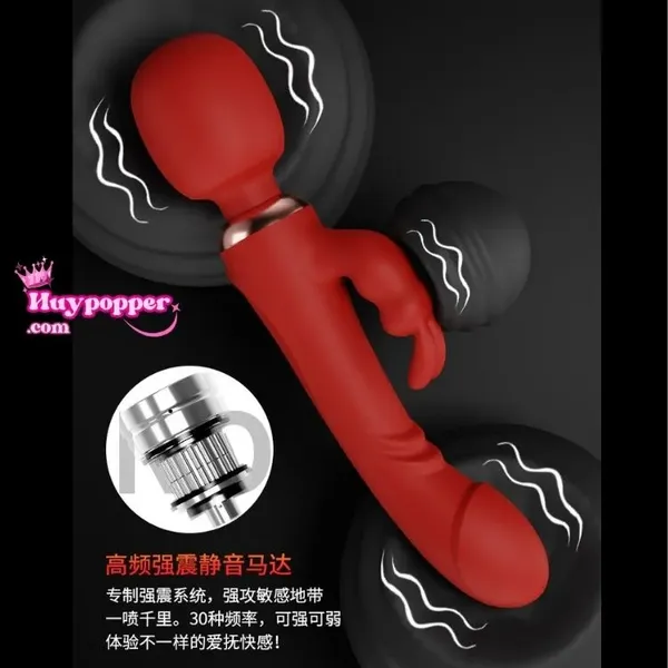 Chày rung tình yêu Flora kết hơp dương vật