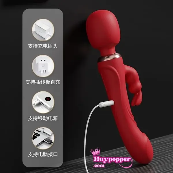 Chày rung tình yêu Flora kết hơp dương vật