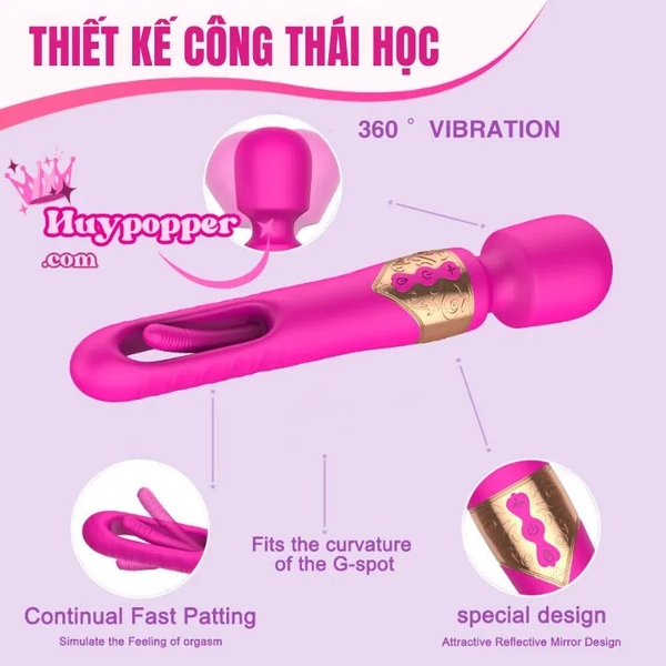 Chày rung tình yêu kèm lưỡi liếm