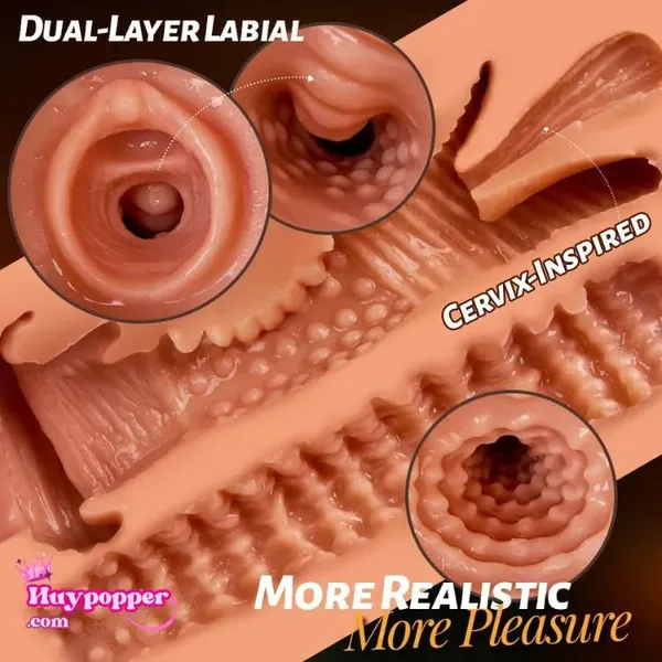 Mông Giả Silicon Amara Cao Cấp - Tự Sưởi Ấm 40 Độ, Se Khít Như Thật